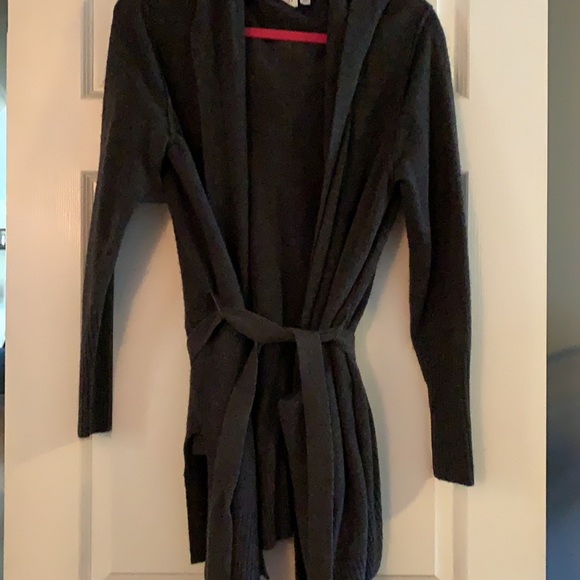 GAP Hooded cardigan with belt - Picture 6 of 8